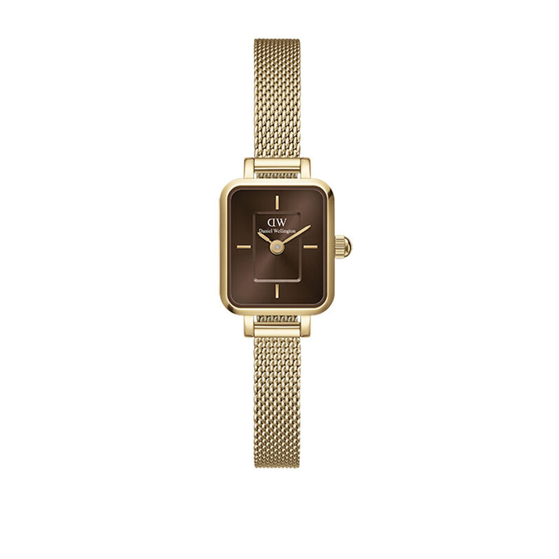 Montre Daniel Wellington Quadro Mini Marron - Spannringe Damen | OROVIVO