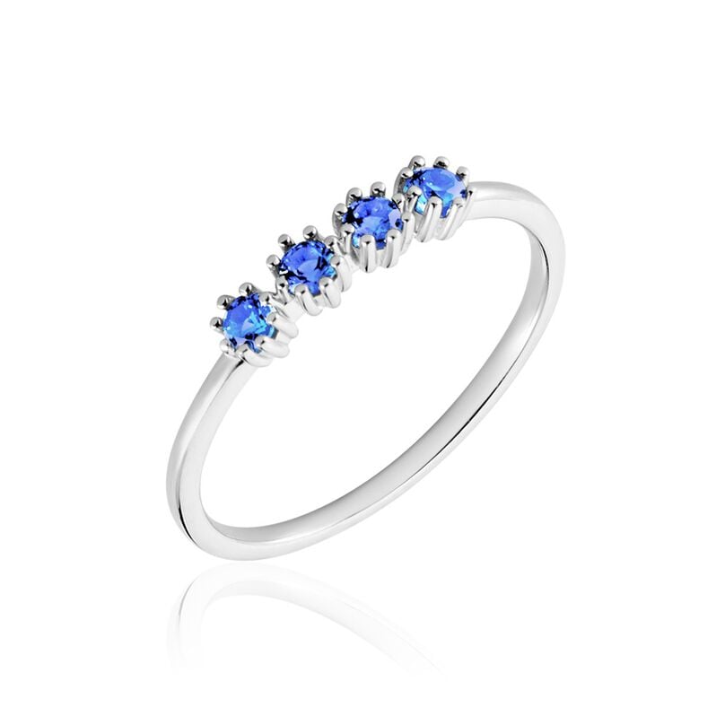 Bague Karrie Argent Weiss Oxyde De Zirconium - Spannringe Damen | OROVIVO