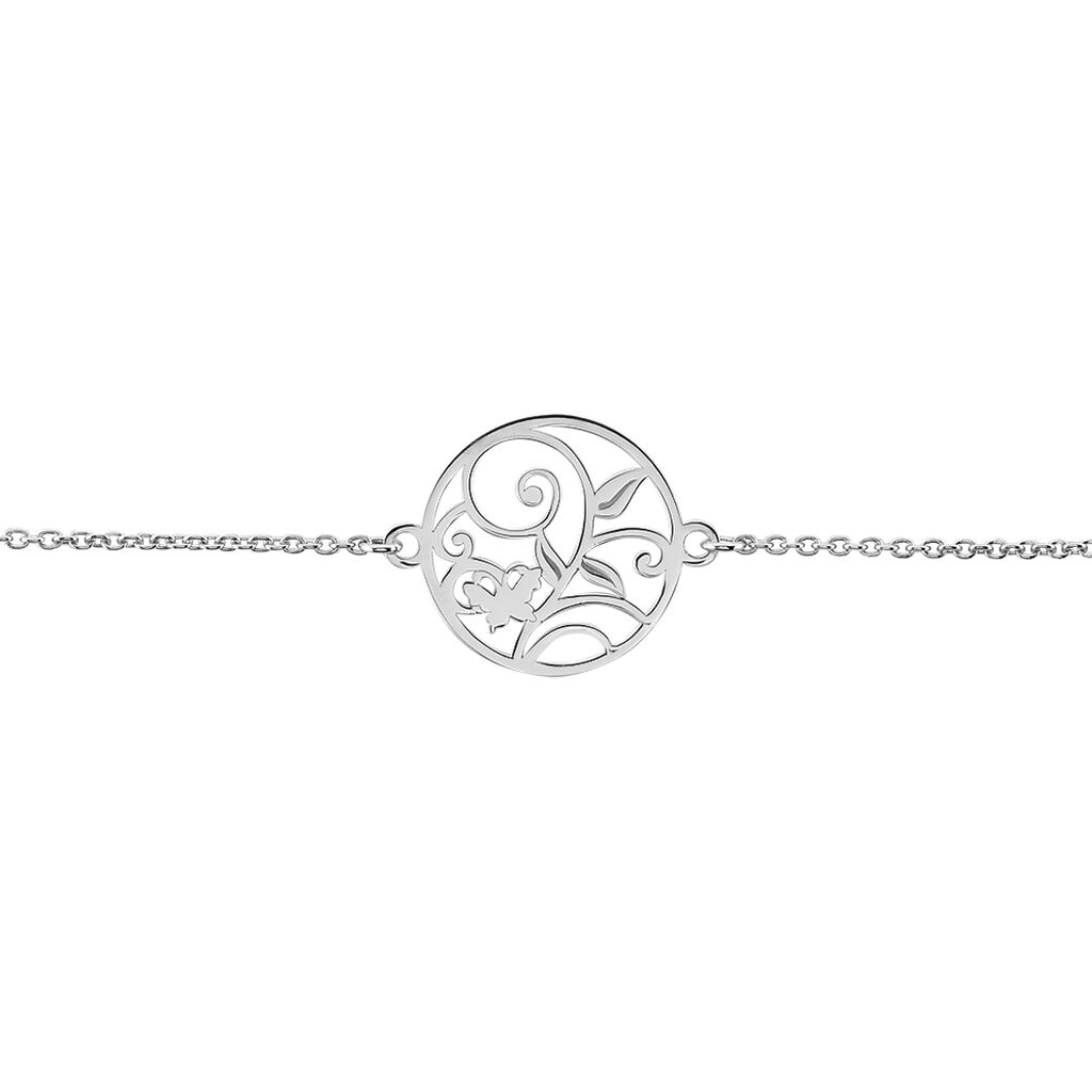 HITA Damen Armband Silber 925 Blatt