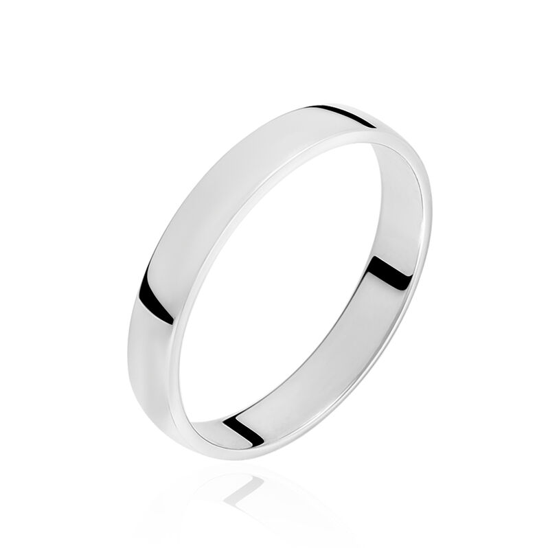 Alliance Artemissia Ruban Plat Or Blanc - Spannringe Familie | OROVIVO