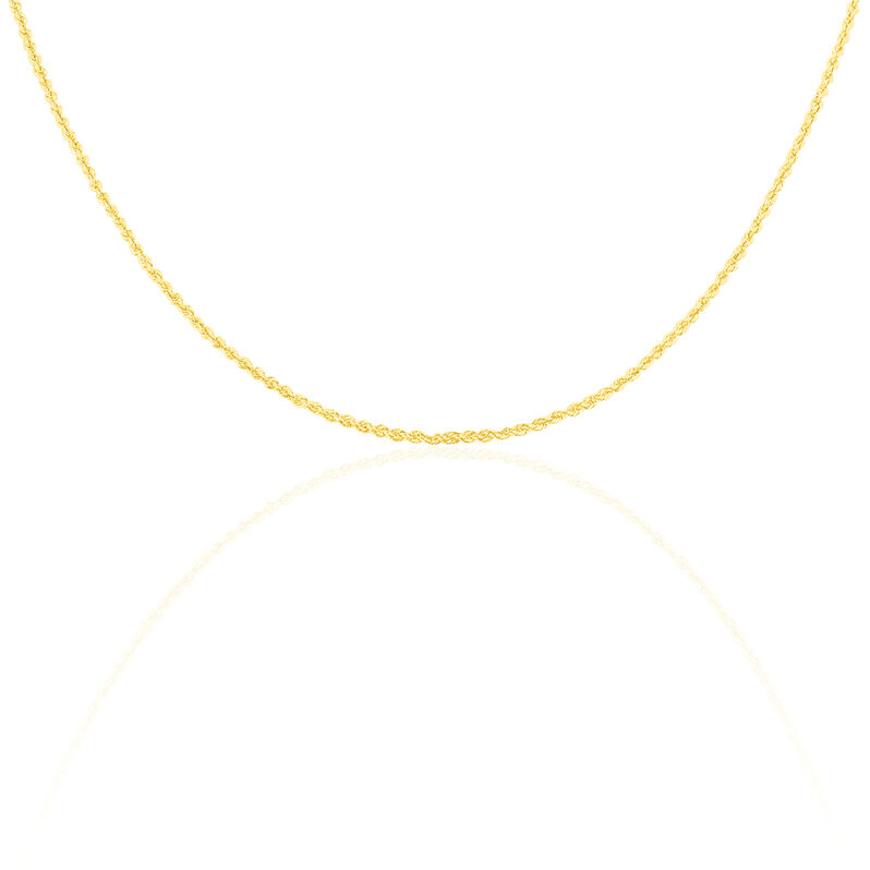 Damen Kordelkette Gold 375  - Halsketten Damen | OROVIVO