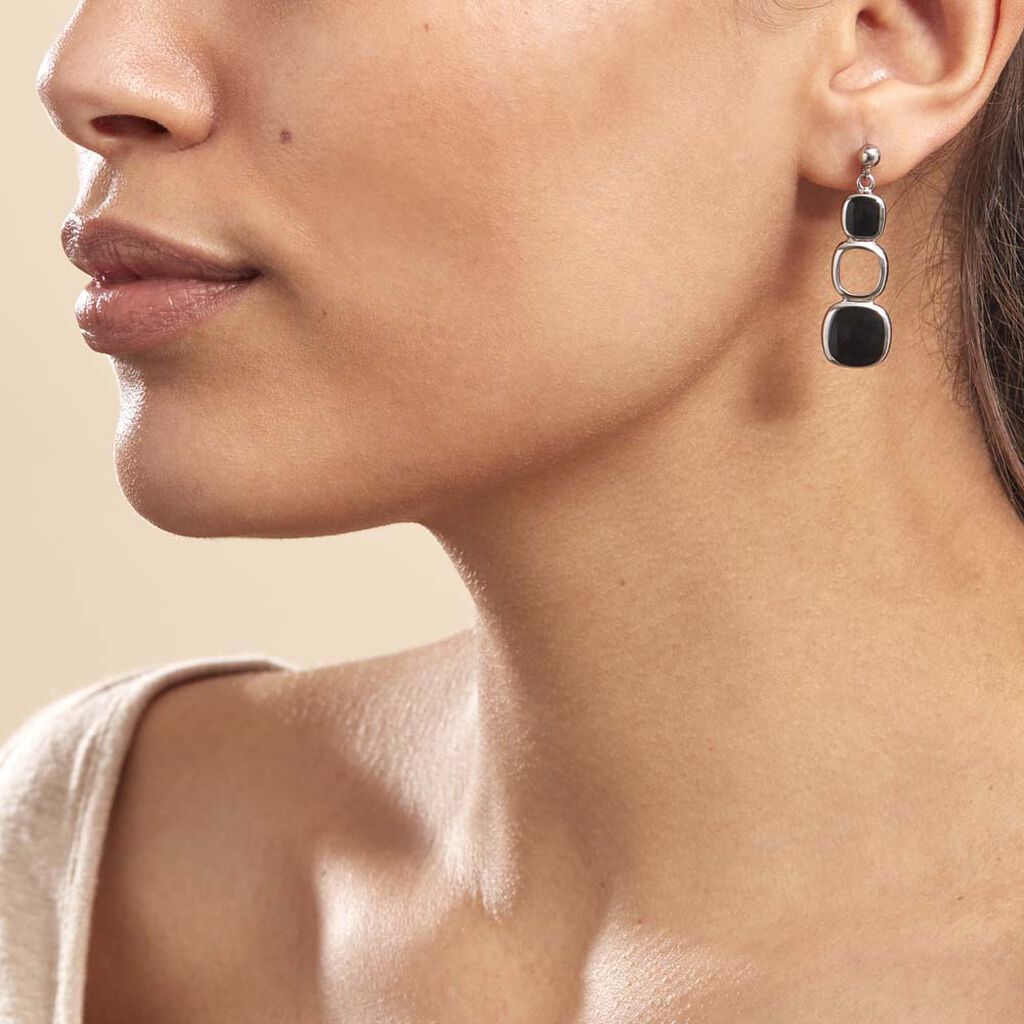 Boucles D'oreilles Acier  - Spannringe Damen | OROVIVO