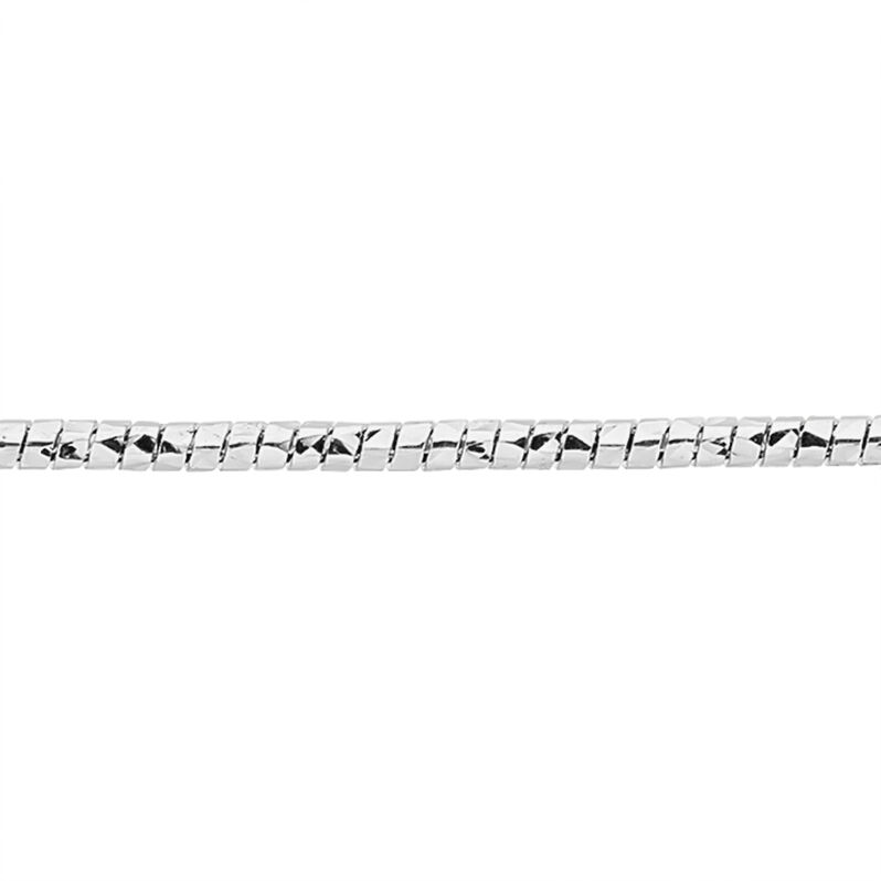 Chaîne Kassie Maille Omega Argent Blanc - Spannringe Damen | OROVIVO