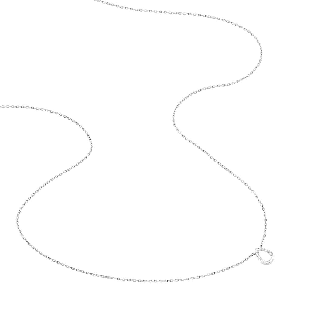 Collier Maude Or Blanc Diamant - Spannringe Damen | OROVIVO