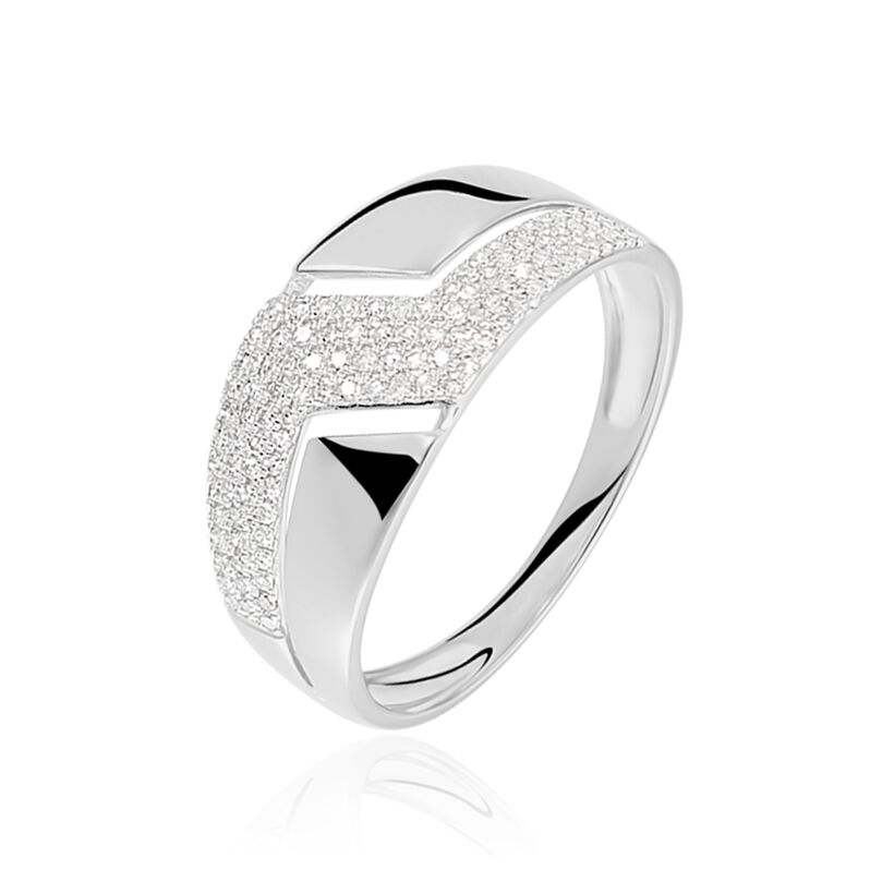 Bague Tara Or Blanc Diamant - Spannringe Damen | OROVIVO
