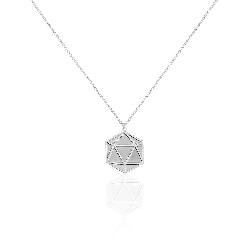 Collier Adelaida Argent Blanc - Spannringe Damen | OROVIVO