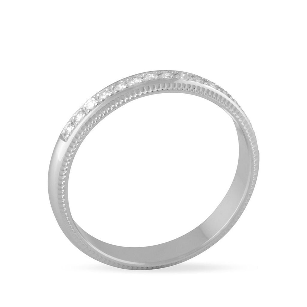 Alliance Tsivia Or Blanc Diamant - Spannringe Damen | OROVIVO