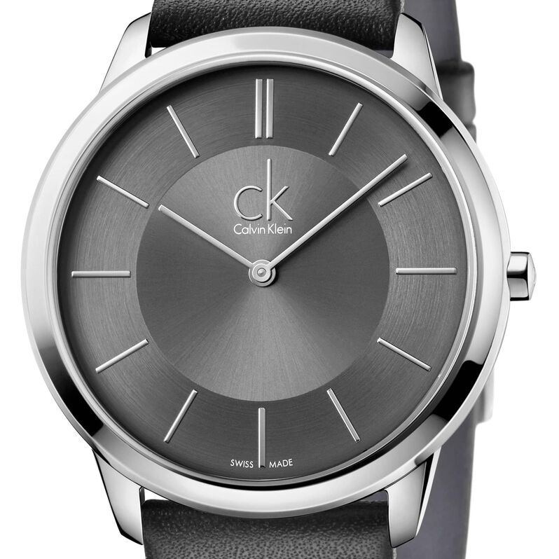 Orologio Uomo Calvin Klein Minimal quadrante grigio K3M211C4-RE21 - Spannringe Herren | OROVIVO