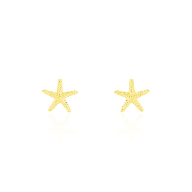 Boucles D'oreilles Or Jaune Aenor Puces - Spannringe Damen | OROVIVO