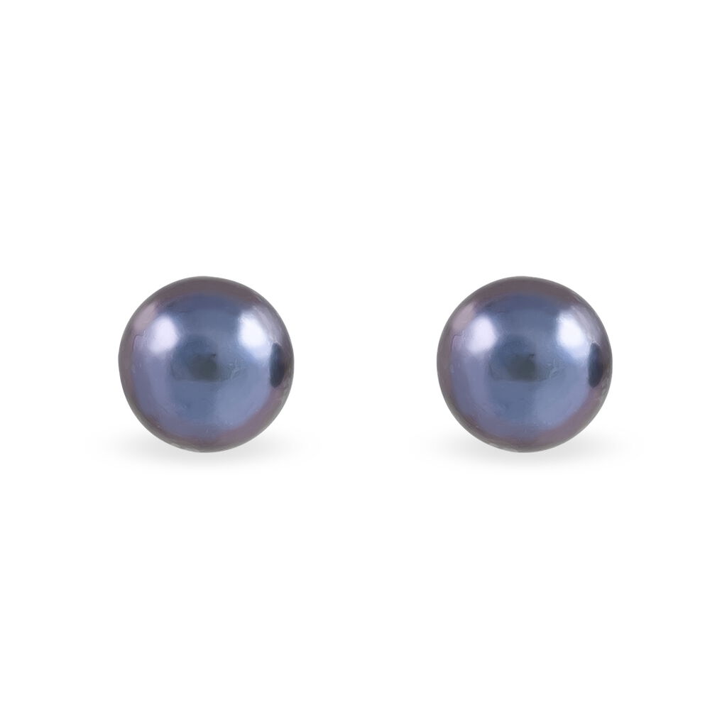 Boucles D'oreilles Puces Yannieae Or Jaune Perle De Culture - Spannringe Damen | OROVIVO
