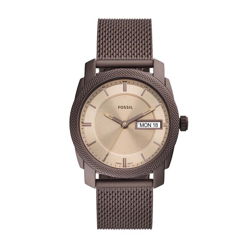 Montre Fossil Machine Marron - Spannringe Herren | OROVIVO