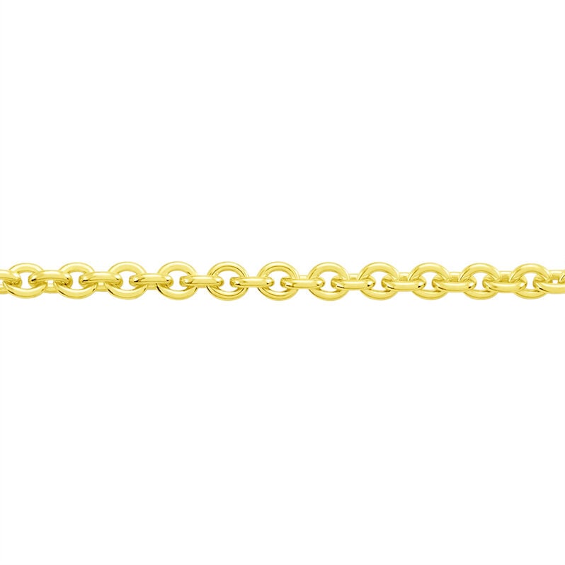 ANKER S RUND Damen Kette Silber vergoldet 925 B 1,5 mm - Königsketten Damen | OROVIVO