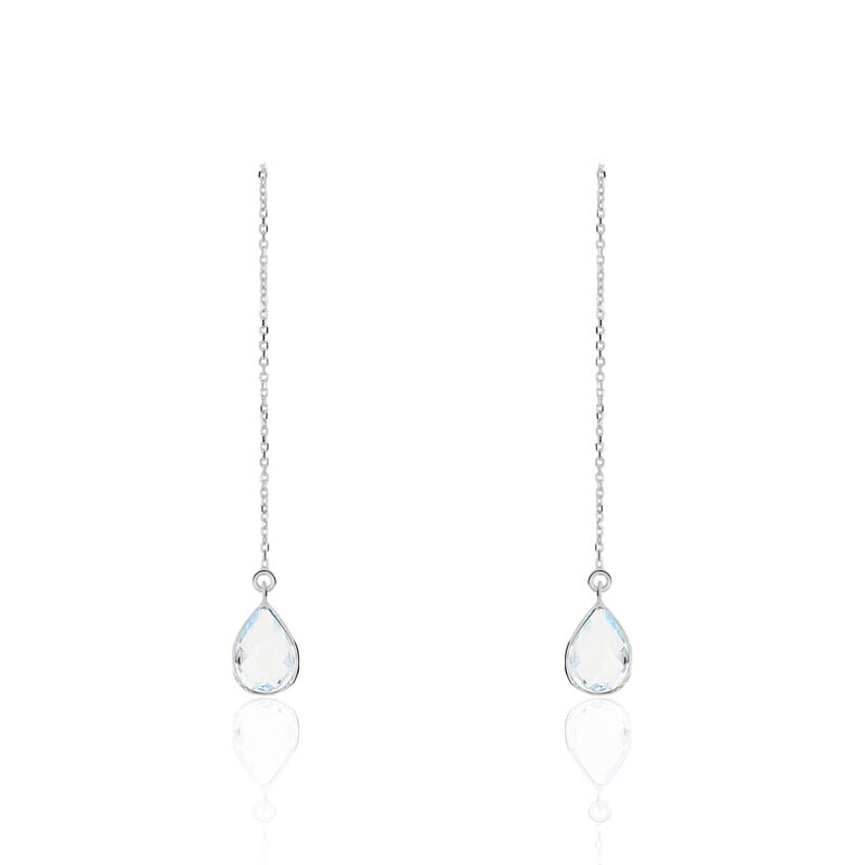 Boucles D'oreilles Valeria Or Weiss - Spannringe Damen | OROVIVO