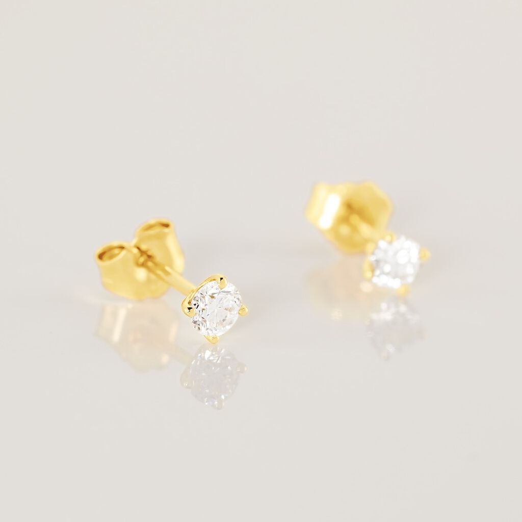 Damen Ohrstecker Gold 585 Diamant 0,26ct Victoria  - Ohrstecker Damen | OROVIVO