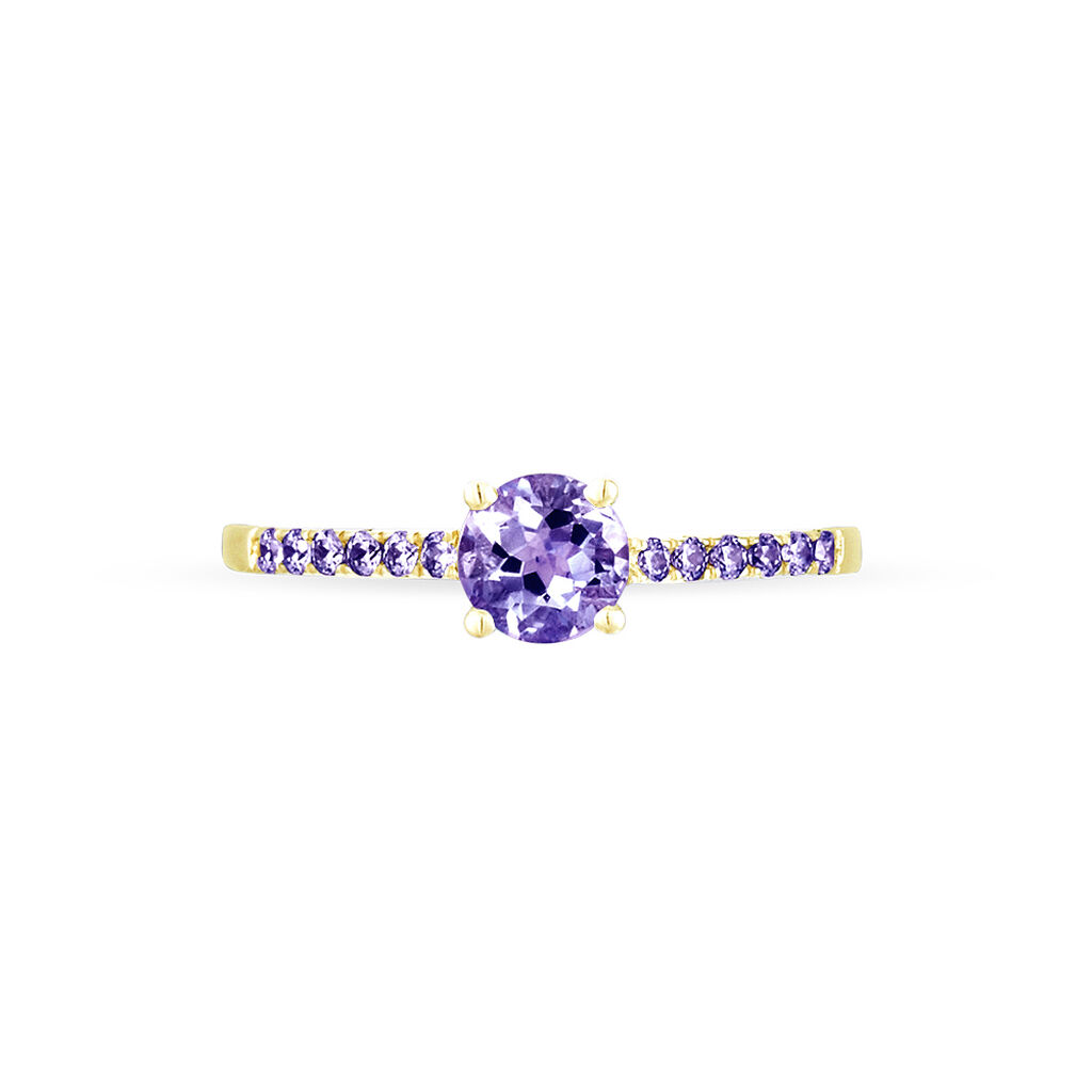 Bague Manon Or Jaune Amethyste - Spannringe Damen | OROVIVO