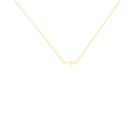 Damen Halskette Gold 375 Kreuz - Halsketten  | OROVIVO
