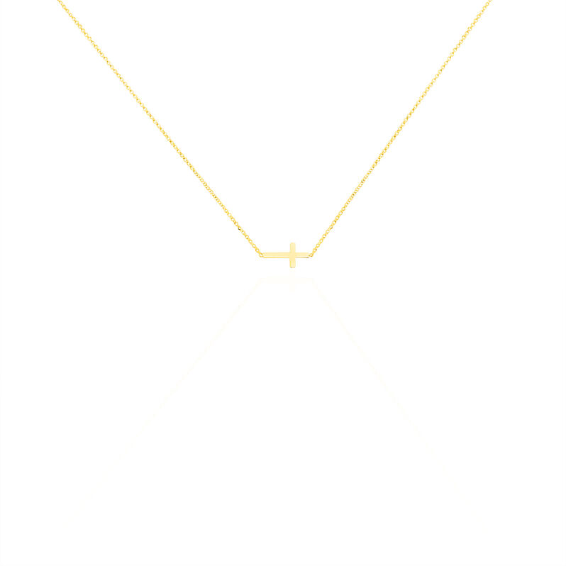 Damen Halskette Gold 375 Kreuz - Halsketten Damen | OROVIVO