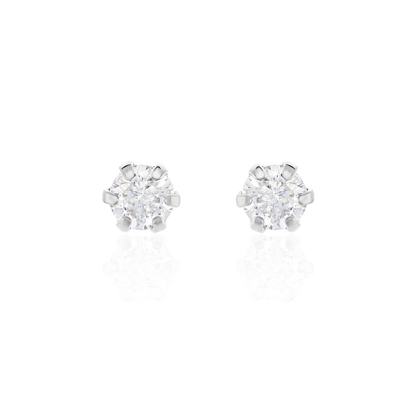 Damen Ohrstecker Silber 925 Zirkonia  - Ohrstecker Damen | OROVIVO