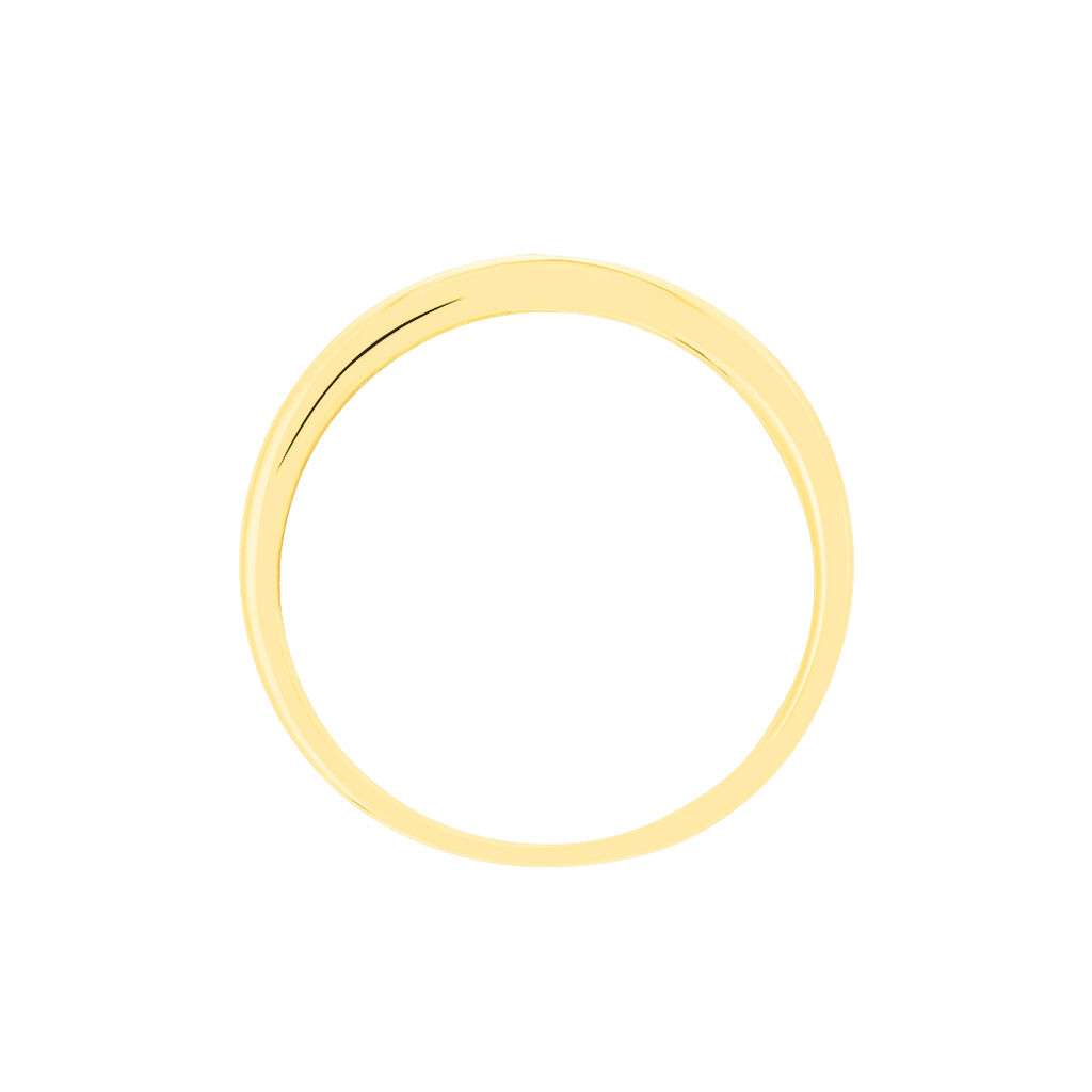 Graz Damen Ring Gold 375 (9 Karat) Diamant Wei&szlig; 0,01 ct B 1,8 mm