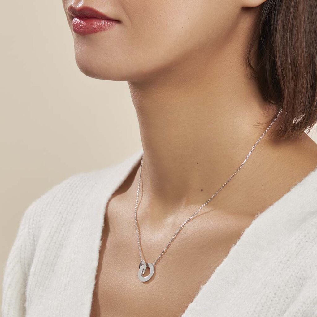 Collier Anjeza Argent Cercle  - Spannringe Damen | OROVIVO
