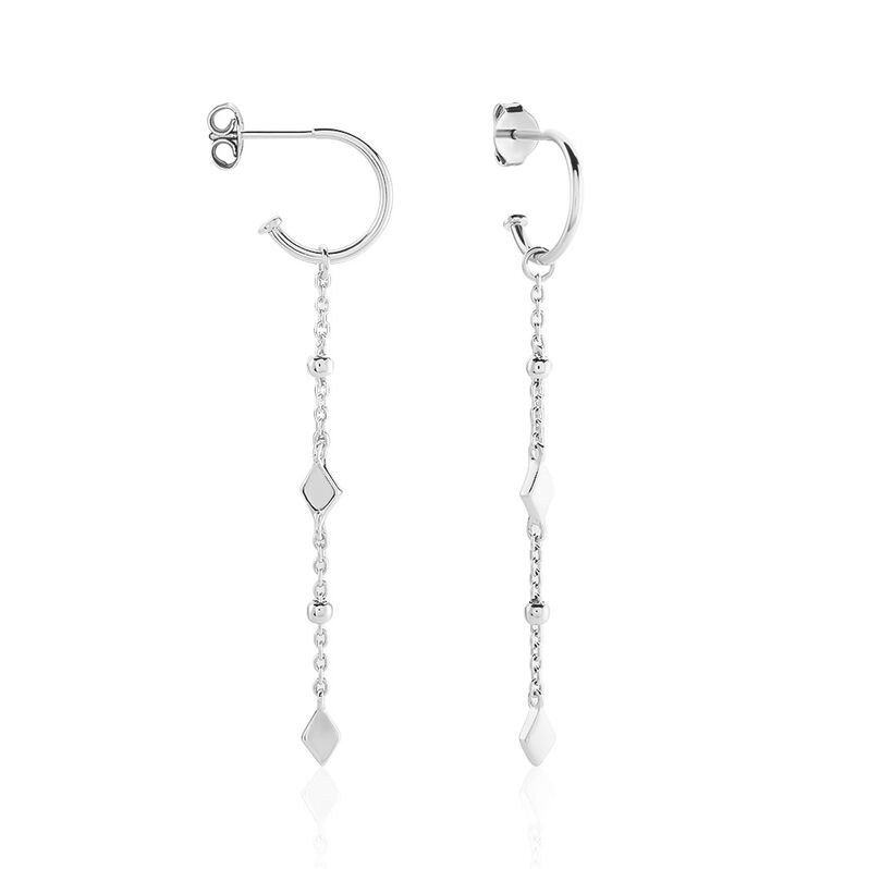 Créoles Bilbao Argent Weiss - Spannringe Damen | OROVIVO