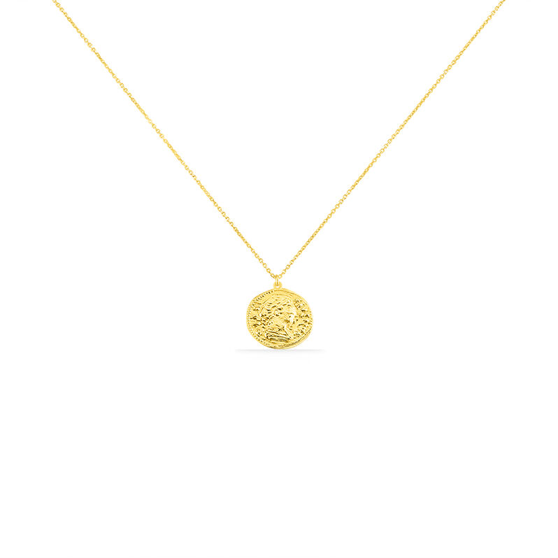 Collier Or Jaune Gabrielo Medaille - Spannringe Damen | OROVIVO