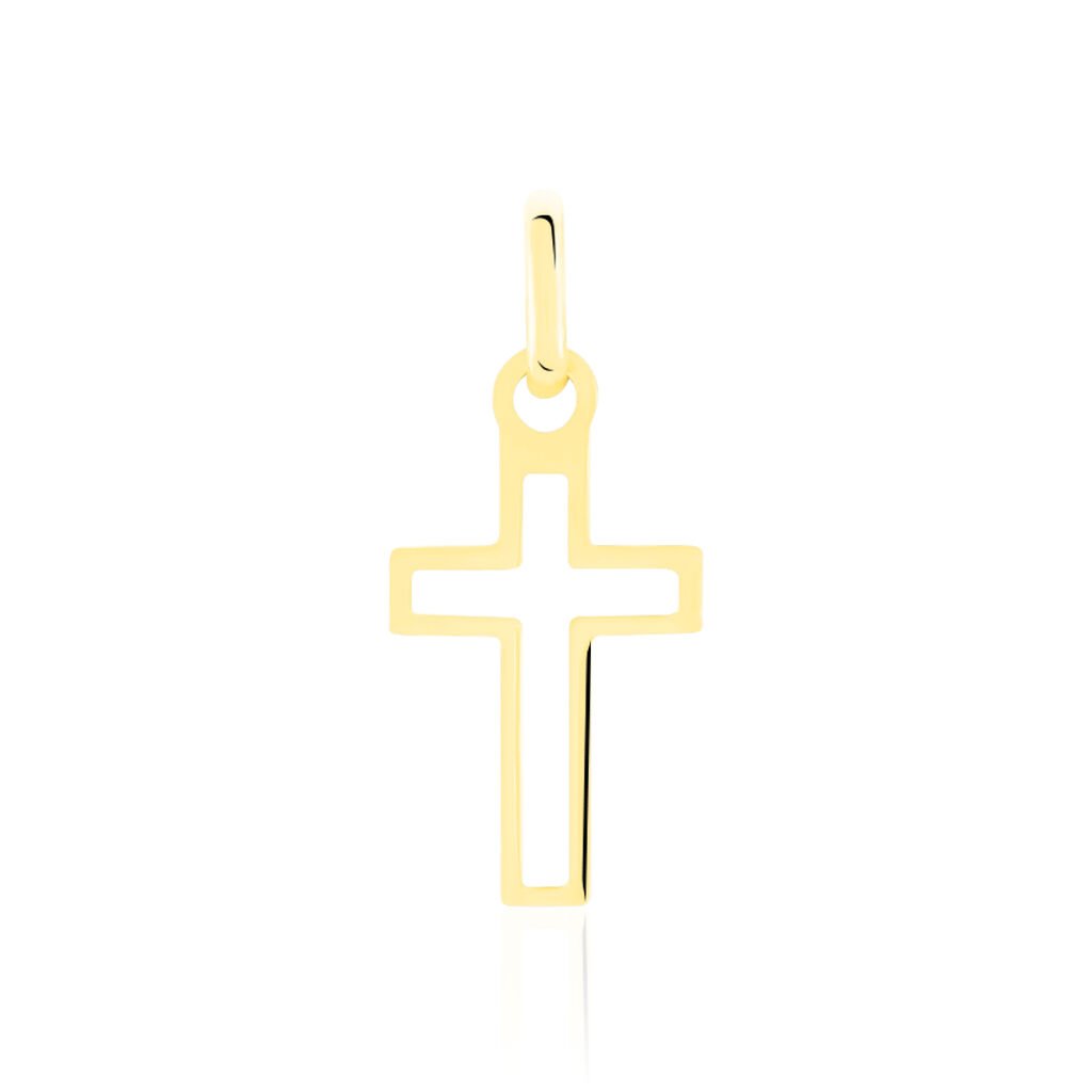 Kreuz Anhänger Gold 375 Sarah - Schmuckanhänger Familie | OROVIVO