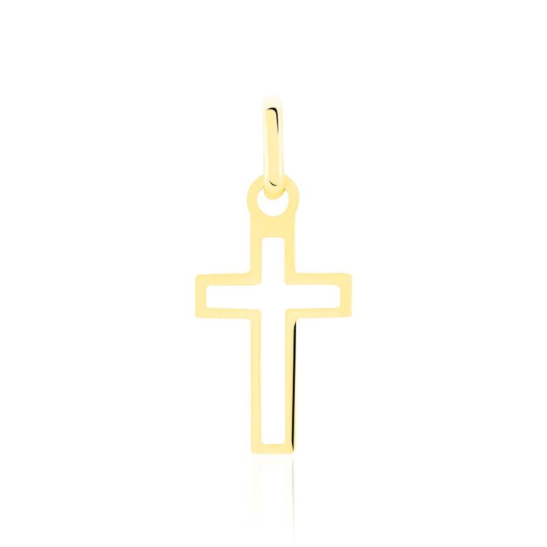 Kreuz Anhänger Gold 375 Sarah - Schmuckanhänger Familie | OROVIVO