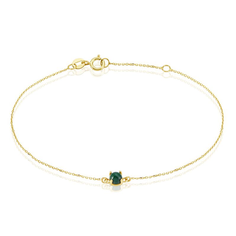 Bracelet Campsis Or Jaune Malachite - Spannringe Damen | OROVIVO