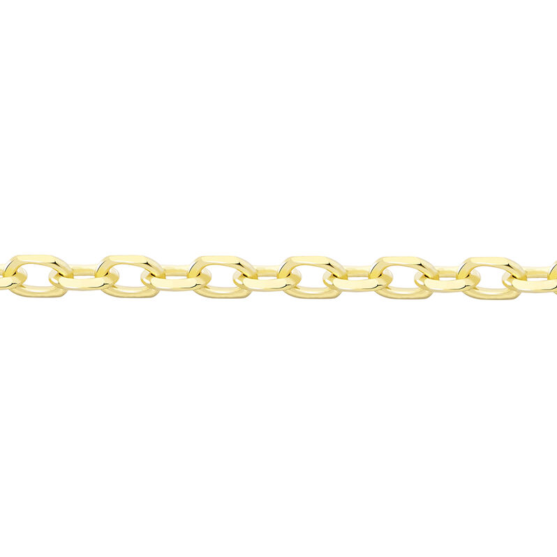 Damen Ankerkette Gold 375 Diamantiert  - Halsketten Damen | OROVIVO