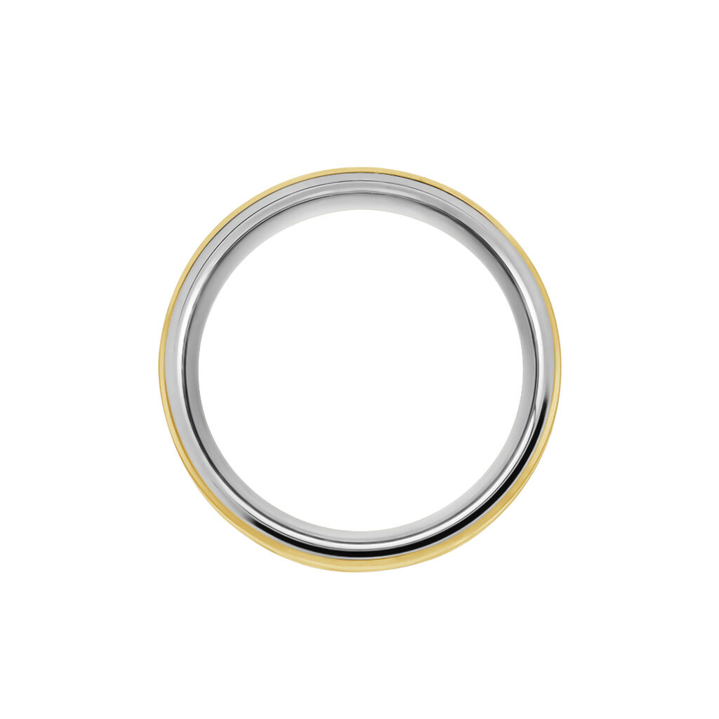 BOCCIA Damenring Titan Bicolor Diamanten 0,015ct 0129-0448 - Ringe mit Stein Damen | OROVIVO