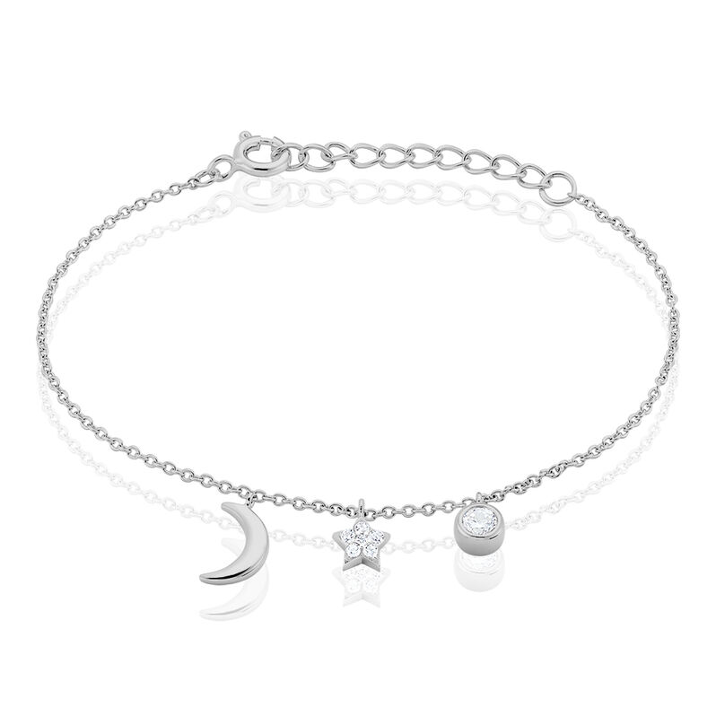 Armband Silber Rhodiniert Feeria - Spannringe Damen | OROVIVO