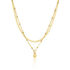 KARIMA Damen Collier Silber vergoldet 925 Ball B 2 mm