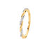 FRANZI Damen Ring Gold 333 (8 Karat) Andere Steine Wei&szlig;
