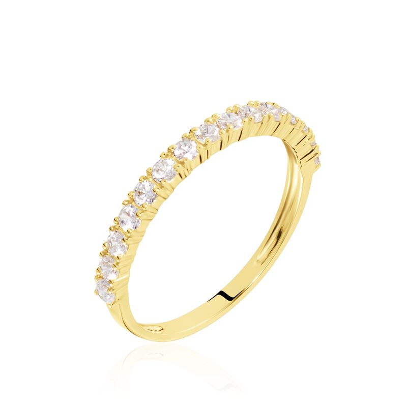 Demi-alliance Julietta Mm Or Jaune Oxydes De Zirconium - Spannringe Damen | OROVIVO