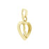 EUDOCIE HERZ 17 Damen Anh&auml;nger Gold Bicolor 333 (8 Karat) Zirkonia Wei&szlig; Herz