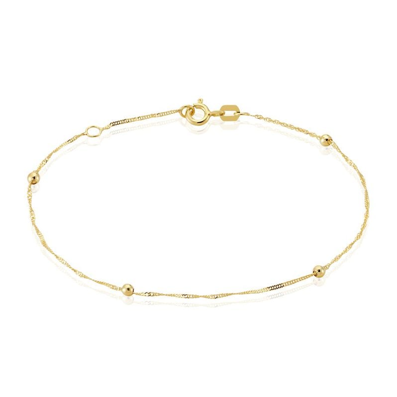 INDIRA Damen Armband Gold 375 (9 Karat) B 1 mm - Armb&auml;nder Damen | OROVIVO