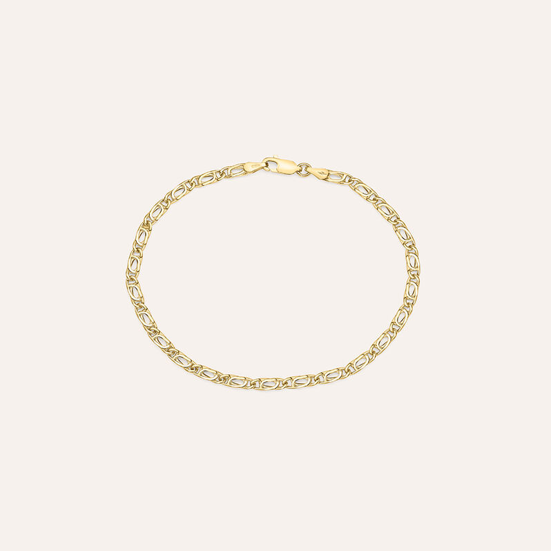 Bracciale Catena Oro Uomo Oro Giallo - Spannringe Herren | OROVIVO