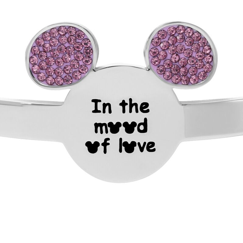 Bangle Lady Message Acciaio Disney e Cristalli - Spannringe Damen | OROVIVO