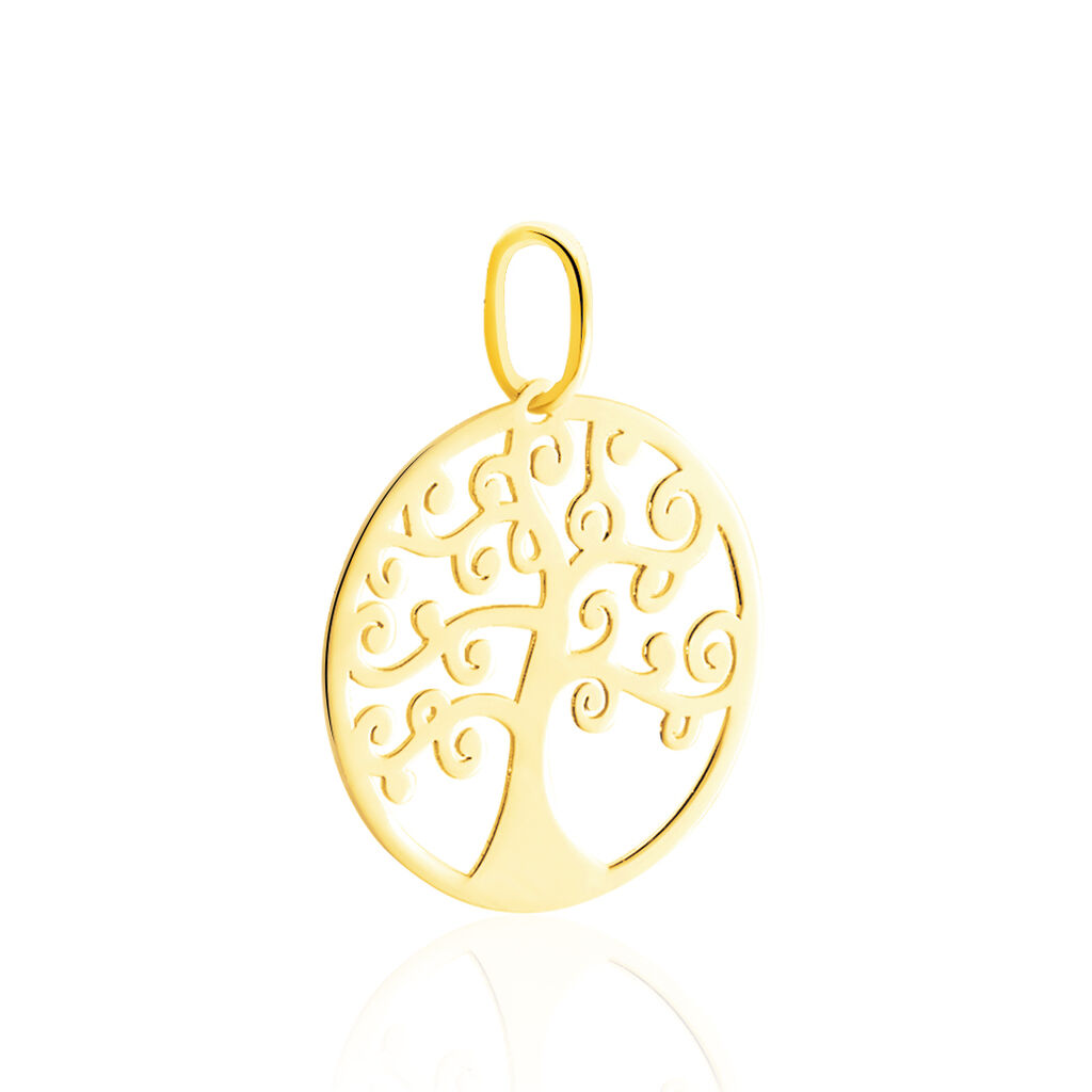 EDE LEBENSBAUM 1 Damen Anh&auml;nger Gold 375 (9 Karat) Lebensbaum