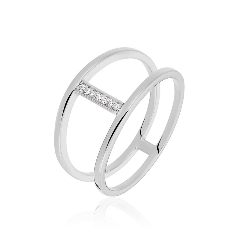 Damenring Silber 925 Zirkonia - Ringe mit Stein Damen | OROVIVO