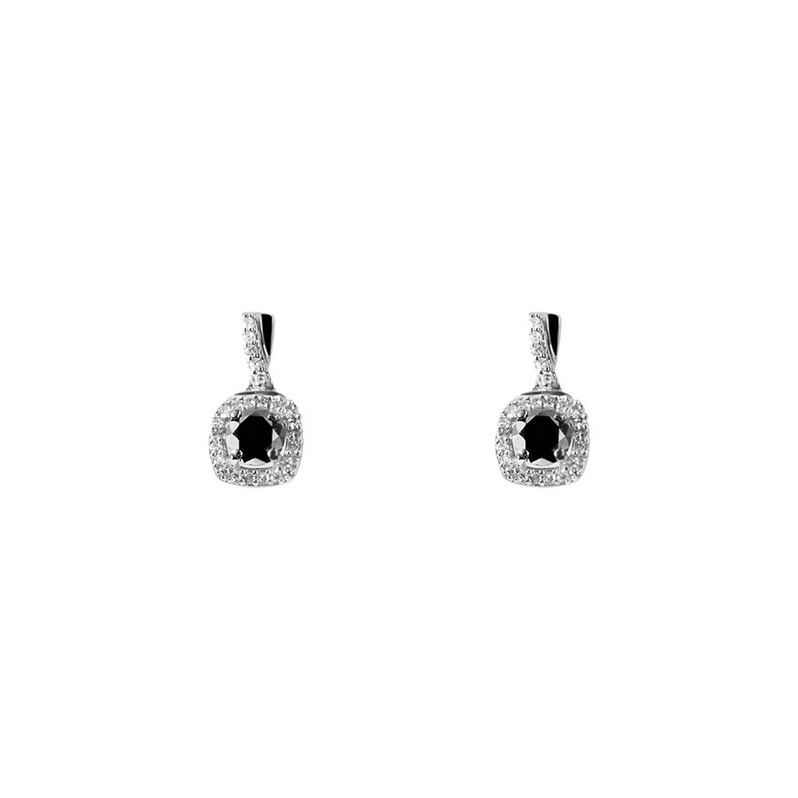 Orecchini Lobo Sophia Oro Bianco Diamante - Spannringe Damen | OROVIVO