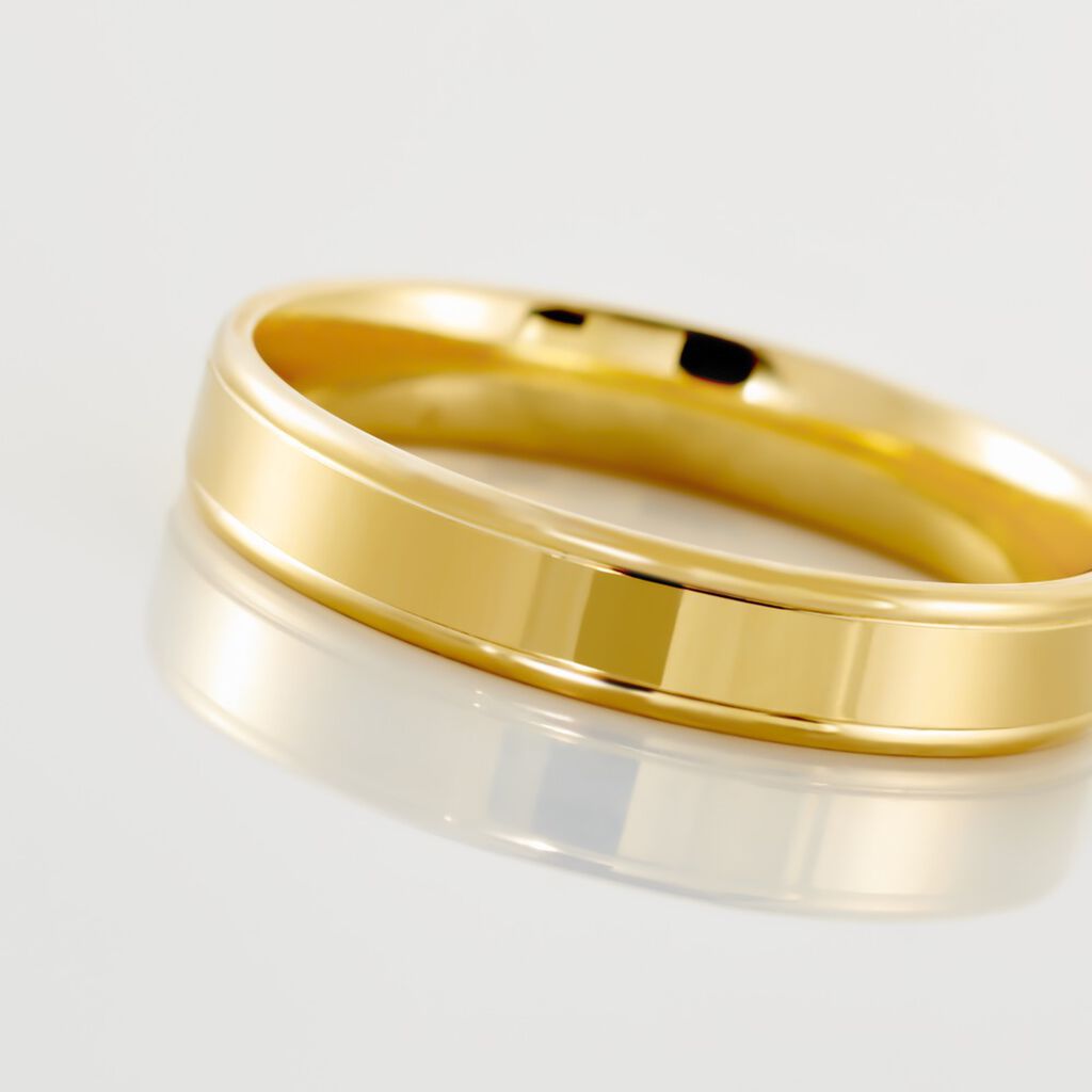 Alliance Beatrice Ruban Plat Or Jaune - Spannringe Familie | OROVIVO