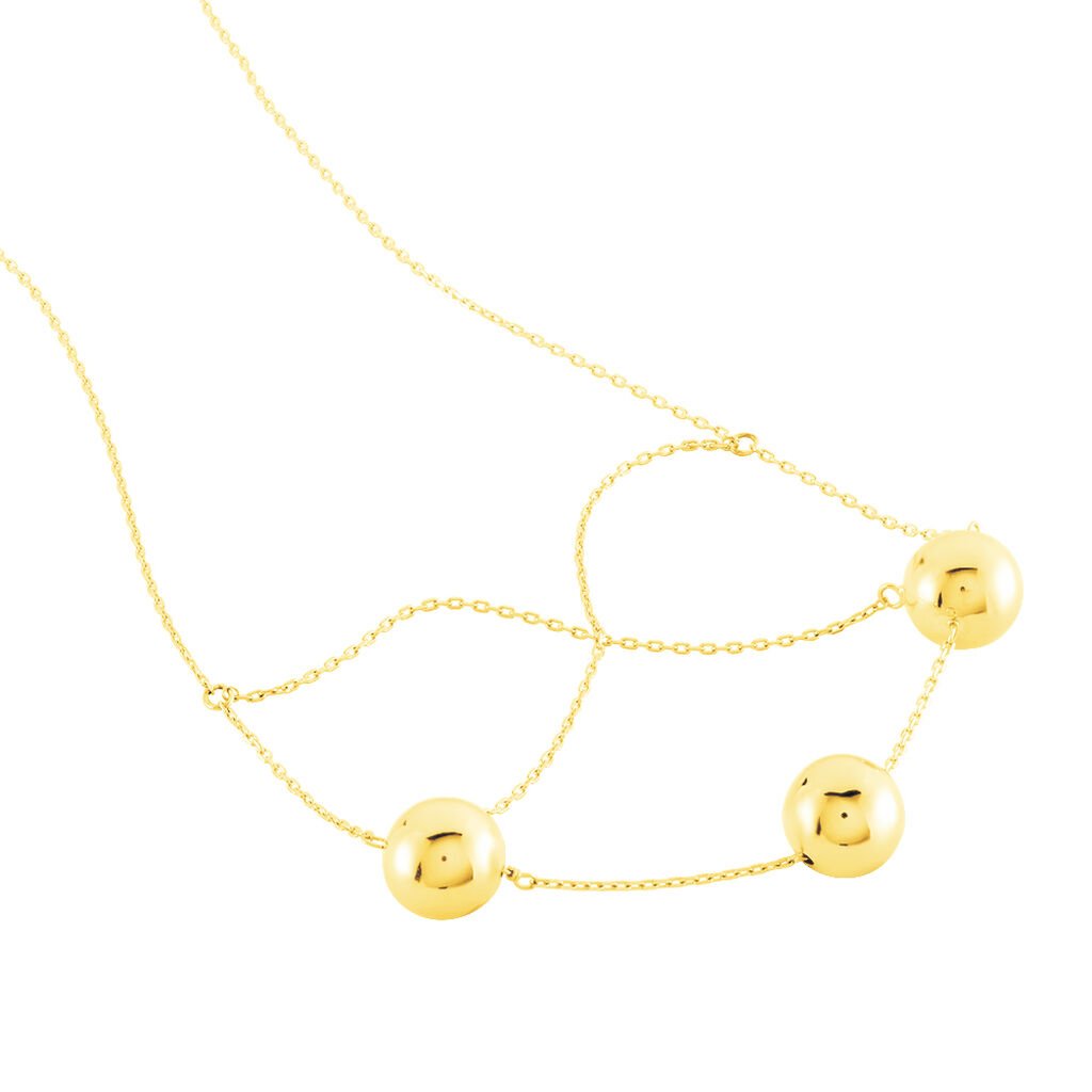 Damen Halskette Gold 375 Kugeln - Halsketten Damen | OROVIVO
