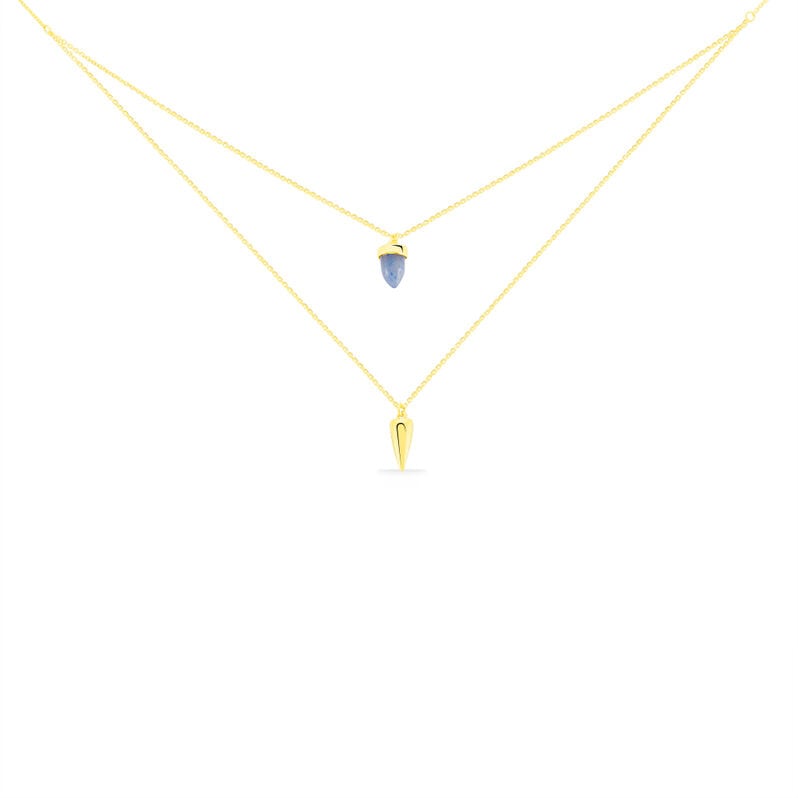 Collier Or Jaune Canelle Forme Goutte - Spannringe Damen | OROVIVO