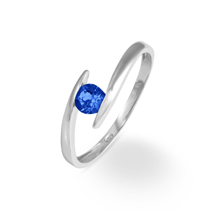 Bague Tiphaine Or Blanc Saphir - Spannringe Damen | OROVIVO