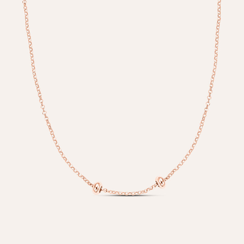 Catenina Love Beats Argento Rosa - Spannringe Damen | OROVIVO