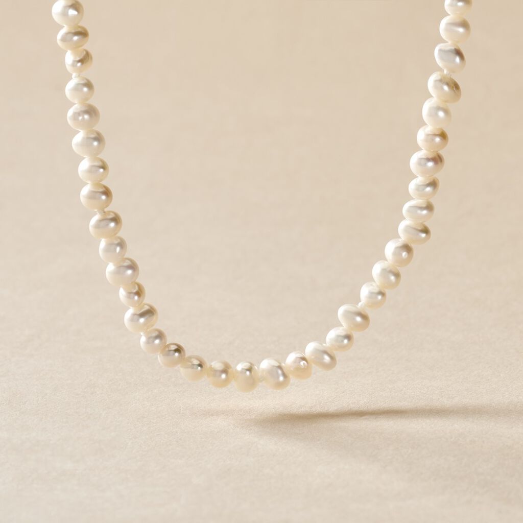 Collier Or Perle De Culture  - Spannringe Damen | OROVIVO