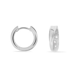 Damen Creolen Silber 925 Zirkonia  - Creolen Damen | OROVIVO