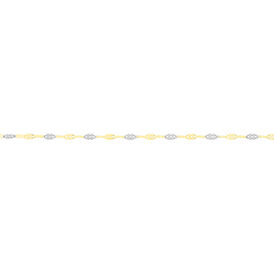 Damen Singapurkette Gold 375 Bicolor 50cm - Ketten ohne Anhänger Damen | OROVIVO